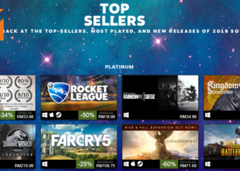 Steam 2018上半年最畅销及每月最热门游戏公布！Summer Sales剩最后一天了！