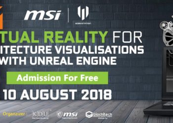 MSI邀请你参加Virtual Reality for Aarchitecture Visualisation的活动！免费入场！