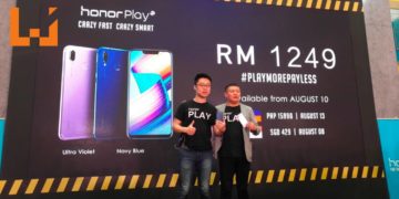 honor Play正式宣布在马来西亚发售！价格实惠的游戏手机来咯！
