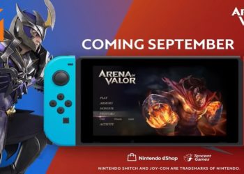MOBA竞技游戏《AOV》NS版日服上线时间公布！支持NS体感操作更生动！