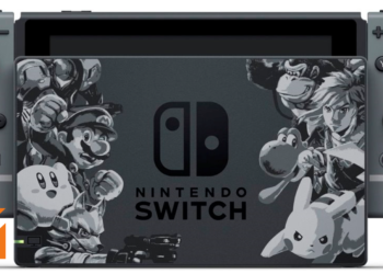 《Super Smash Bros Ultimate》主题NS主机公开！Nintendo粉丝收藏必备！