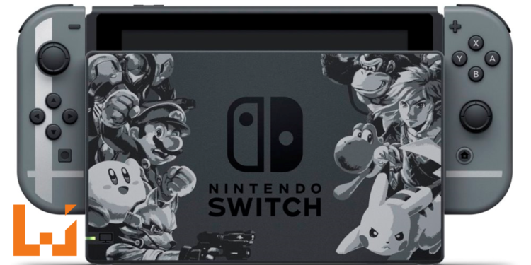 《Super Smash Bros Ultimate》主题NS主机公开！Nintendo粉丝收藏必备！