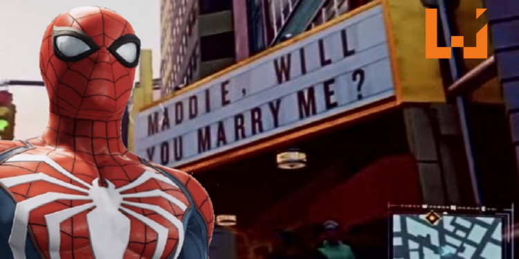 《Marvel’s Spider-Man》悲剧求婚彩蛋终于用上了！玩家用彩蛋向女友求婚成功！