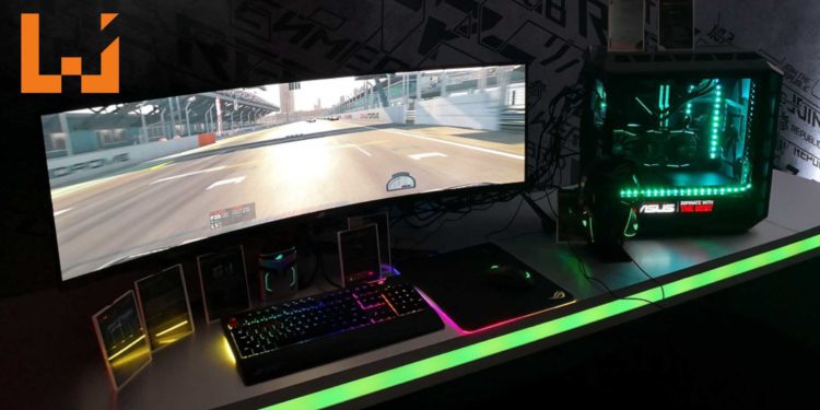 ASUS正式发表多款全新电脑配件！其中包括49寸超长显示器ROG Strix XG49VQ！