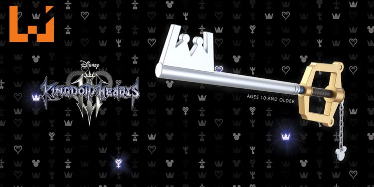 《Kingdom Hearts III》周边商品开发预购！还有中二满满的等身比例Keyblade模型！