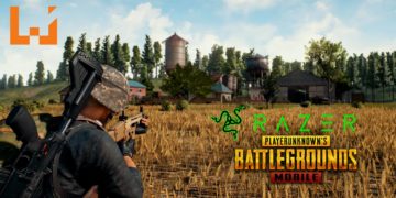 Razer x《PUBG Mobile》合作活动！储值送独一无二的Razer Logo降落伞！