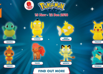马来西亚McDonald已正式推出Pokemon玩具！会喷水的Squirtle与会摆动的Torchic率先登场！