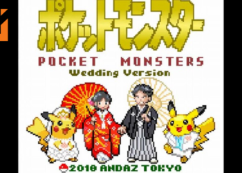 日本一对新人举办梦幻Pokemon主题婚礼！将浪漫爱情故事编成Pokemon游戏影片！
