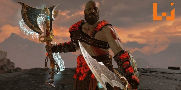 网友发现《God of War》神奇Bug！Kratos刀斧并用毁天灭地！