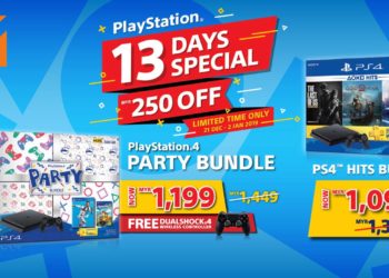 PlayStation 13 Days Special优惠活动即将开始！PS4 Hits Bundle仅RM1,099？！