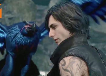 《Devil May Cry 5》神秘主角V战斗风格公布！能变银发 召唤和操控巨大恶魔的男子！