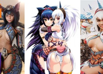 性感Cosplayer 《Monster Hunter》迅龙装和麒麟装Cosplay！令人血脉偾张的还原度！