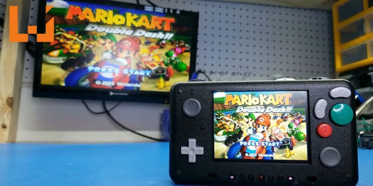 国外大神自制游戏掌机PiiWii!能顺畅运行Wii和GameCube游戏!