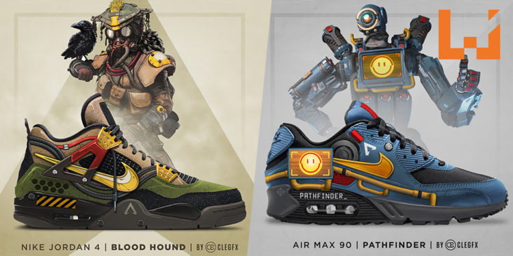 设计师自制《APEX LEGENDS》运动鞋概念图！迎来游戏制作人留言说：“我要！”