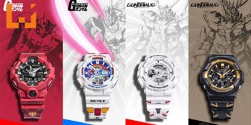 《Gundam》联动Casio推出40周年纪念手表！机体特色高度还原！
