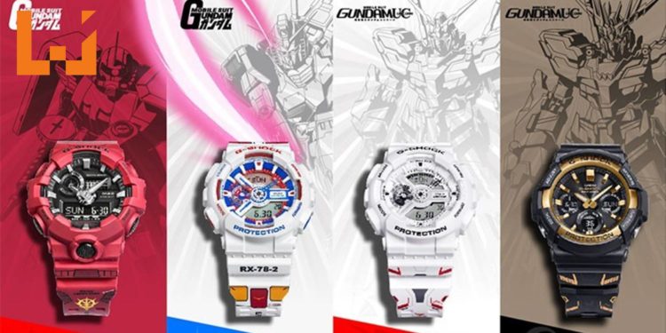 《Gundam》联动Casio推出40周年纪念手表!机体特色高度还原!