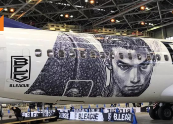 《Slam Dunk》作者井上雄彦和日本篮球联盟B.league合作！打造篮球主题定制班机！
