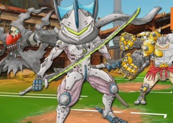 画家自制《Pokemon》x《Overwatch》角色同人图！Mewtwo 变 Moira毫无违和感！