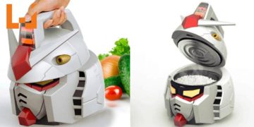 神人设计《Gundam》系列家用电器概念图！元祖Gundam头部变成电饭煲！