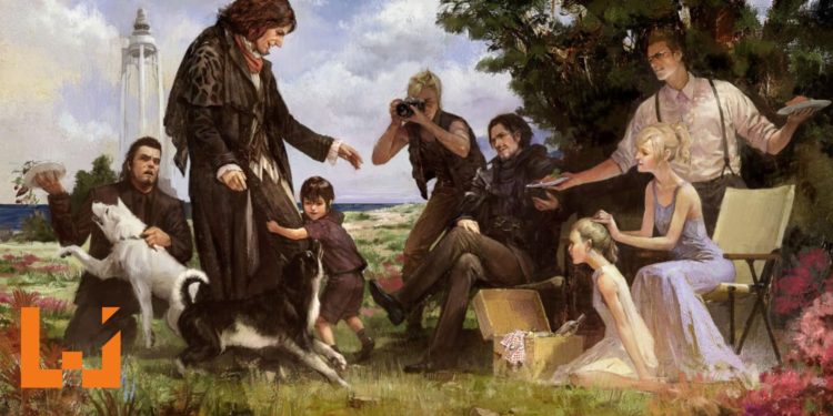 《Final Fantasy XV》官方小说艺术设定图疑似暴露新结局？Noctis和 Lunafreya结婚生子！