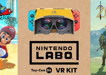 《The Legend of Zelda: Breath of the Wild》和《Super Mario Odyssey》将支持《Nintendo Labo Toy-Con 04: VR Kit》VR体验！
