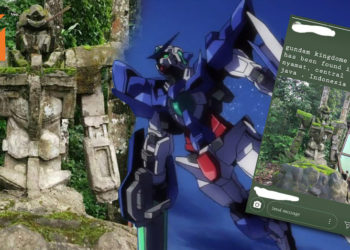 网友在印尼惊见神似Gundam Exia的雕像！当地人民说雕像百年历史引《Gundam 00》导演大笑转发！