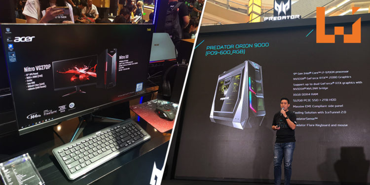大马Acer推介新显示器及更新Predator Orion系列!8GB内存 + 256GB固态硬碟 + 1TB HDD的Orion 5000售价RM9,999!