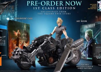 《Final Fantasy VII Remake》收集者版本已经正式开始预购！预售价约RM1,374，Cloud骑着重机英姿勃发！