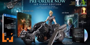 《Final Fantasy VII Remake》收集者版本已经正式开始预购！预售价约RM1,374，Cloud骑着重机英姿勃发！