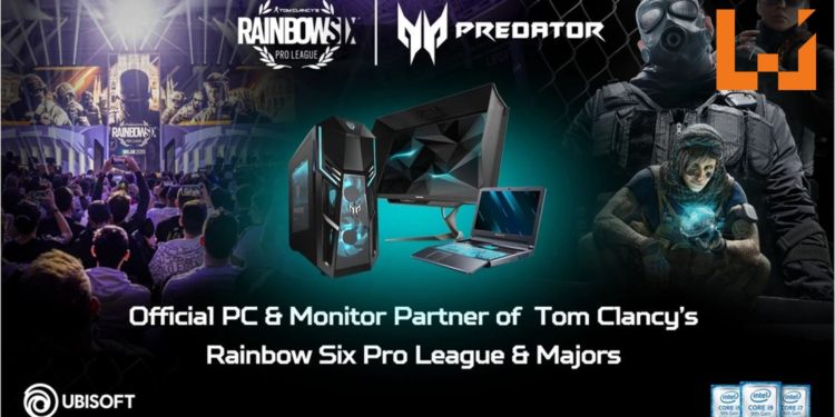 Predator提供赞助，与Ubisoft进行合作！打造规模最大的《Rainbow Six：Siege》职业联赛！