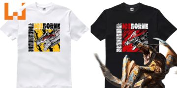 CAPCOM将推出4款以迅龙和轰龙为主的《Monster Hunter World: Iceborne》限量T-Shirt！预定9月6日发售！