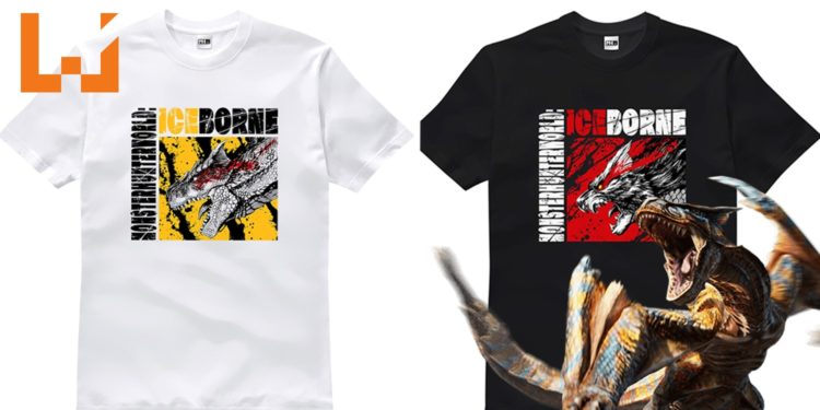 CAPCOM将推出4款以迅龙和轰龙为主的《Monster Hunter World: Iceborne》限量T-Shirt！预定9月6日发售！