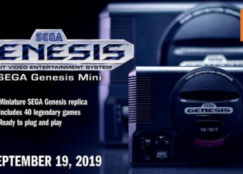 SEGA Genesis Mini游戏主机将在9月19日正式发售！机内已收录45款经典的游戏！