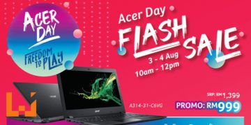 Acer举办Acer Day 2019，并有快闪促销活动！Aspire 3笔电限时售卖RM999！