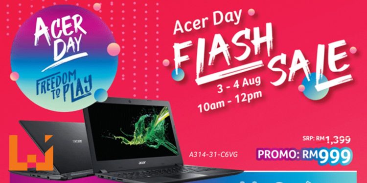 Acer举办Acer Day 2019，并有快闪促销活动！Aspire 3笔电限时售卖RM999！
