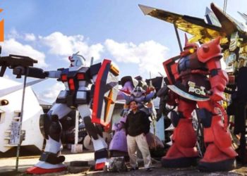 日本理发师制作《Gundam》石膏模型，打造打卡圣地！网游称打卡圣地为《Gundam》乐园！