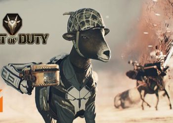搞怪山羊射击游戏《Goat of Duty》！体验山羊之间枪械对战，还能装死骗敌人！