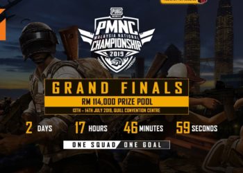PUBG MOBILE Malaysia National Championship 2019正式在7月13日正式开打！高达RM114,000总奖金池等着战队赢取！