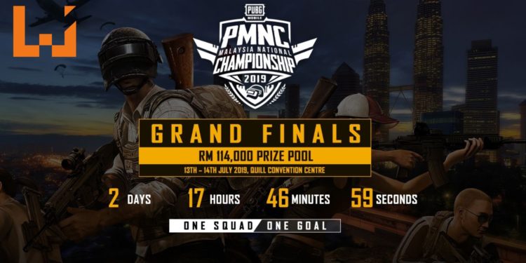 PUBG MOBILE Malaysia National Championship 2019正式在7月13日正式开打！高达RM114,000总奖金池等着战队赢取！