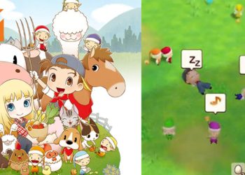 NS大作《牧场物语：再会矿石镇》释出新的片段！展示主角和可爱的小矮人一起在田野干活！