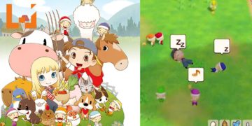 NS大作《牧场物语：再会矿石镇》释出新的片段！展示主角和可爱的小矮人一起在田野干活！