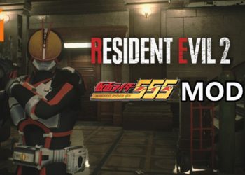 国外玩家制作《Resident Evil 2》重制版假面骑士MOD！Leon秒变版假面骑士Faiz！