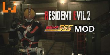 国外玩家制作《Resident Evil 2》重制版假面骑士MOD！Leon秒变版假面骑士Faiz！