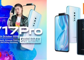 官方宣布在柔佛Mid Valley Southkey商场举办vivo V17 Pro Superday活动！买手机送便携式电动榨汁机！