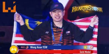 大马电竞选手Yew Weng Kean在SEA Game 2019电竞比赛《Hearthstone》项目击败泰国选手！为大马赢下第一枚电竞金牌！