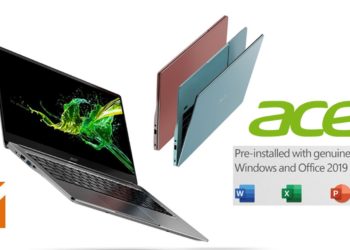 大马Acer正式宣布Acer Swift 3笔电折扣RM300！笔电还预先设置价值RM529的Microsoft Office Home & Student 2019！