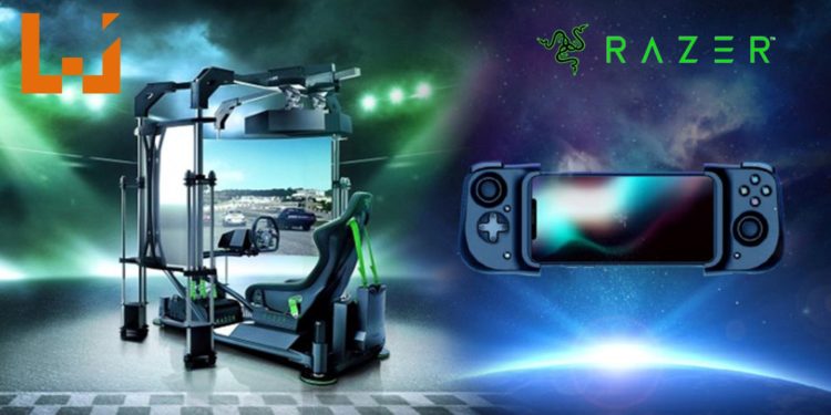Razer在CES 2020现场展出多种新品和概念产品！Razer Kishi通用手游手柄和Razer Eracing模拟器最吸人眼球！