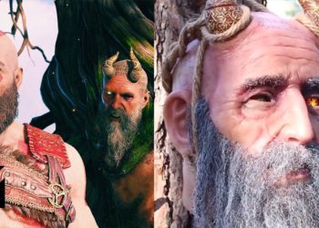 国外大神制作《God of War》Mimir头颅模型！模型皮肤逼真程度接近真人，双眼还会发光！