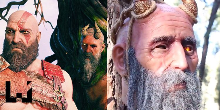 国外大神制作《God of War》Mimir头颅模型！模型皮肤逼真程度接近真人，双眼还会发光！