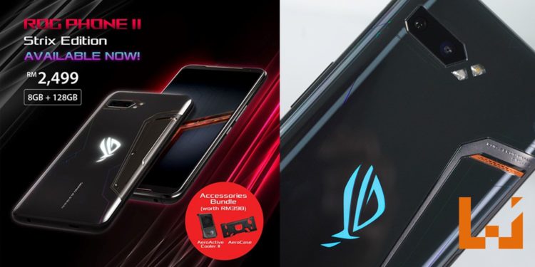 ROG Phone II Strix Edition手机正式在大马发售!手机配有8GB RAM+128GB ROM,Snapdragon 855处理器!